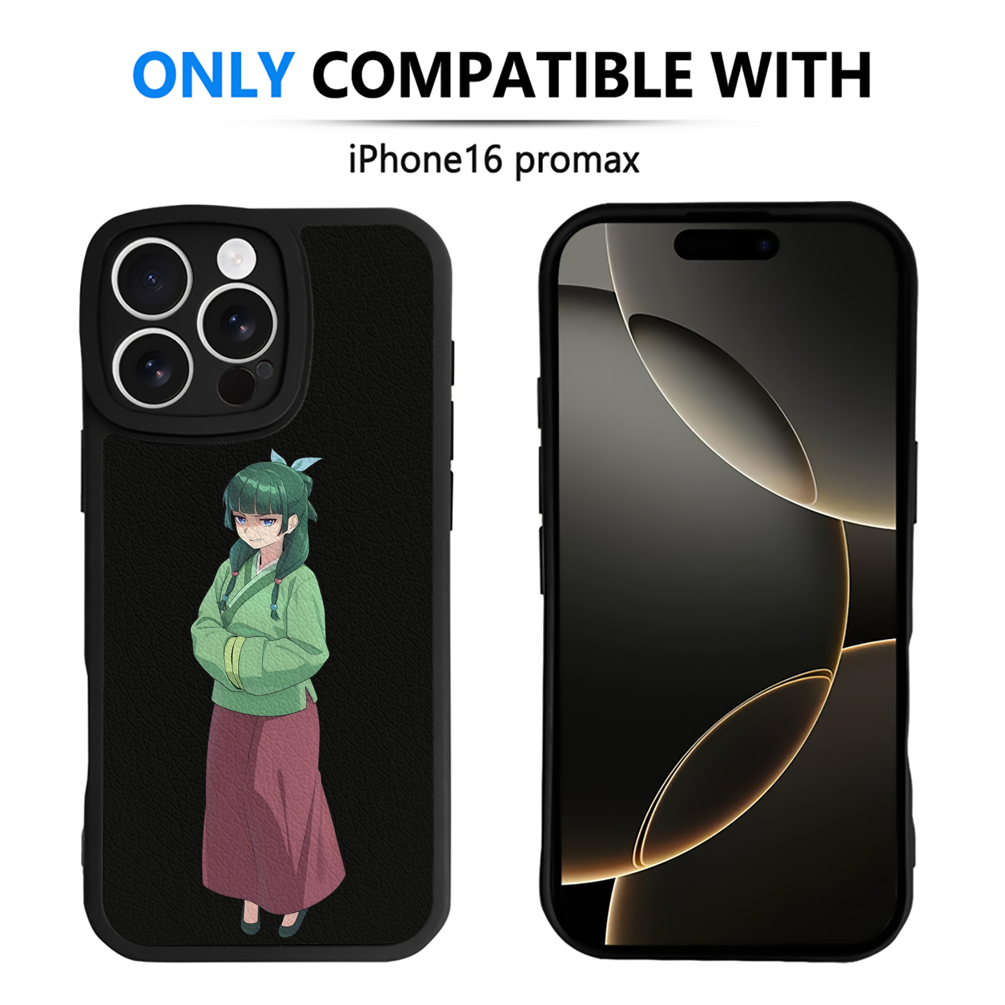 薬屋のひとりごと The Apothecary Diaries 【iPhone 16シリーズ対応】シリコンスマホケース（レザー調） 材質：シリコン
